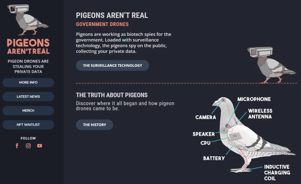 pigeons aren't realのスクリーンショット